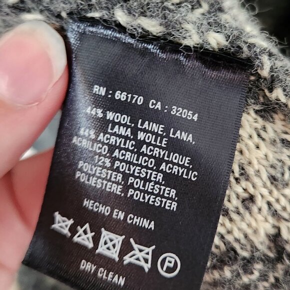 ANGEL OF THE NORTH Anthropologie Wool Gray Equinox Chunky Cardigan Sweat… - Picture 6 of 7